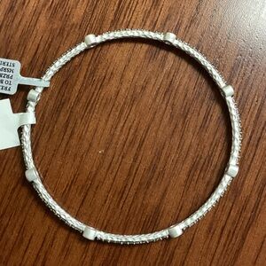 Frieda Rothman sterling silver cubic zirconia station bracelet